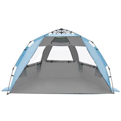 China Camouflage/Field Game Automatic Quick Open Camping Tent Beach Automatic Folding Outdoor Sunscreen for sale