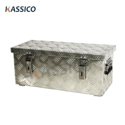 China Waterproof Customized Aluminum Trailer Truck Collection Camper Tool Storage Box for sale