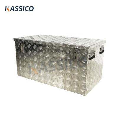 China 250L Waterproof Aluminum Tool Box For Truck Metal Tool Storage Box for sale