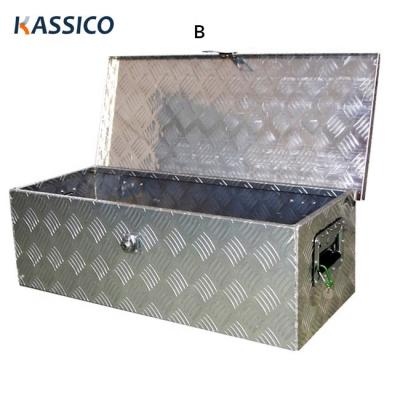 China Storage Transport Waterproof Aluminum Box 1.5mm For Truck Pickup Trailer Heavy Alu Tool Box for sale