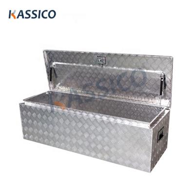 China Waterproof Aluminum Storage Tool Box For Picking Up Truck Case With Lock for sale