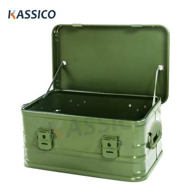 China Lightweight Aluminum Military Aluminum Shipping Storage Box Case Storage Flight KASSICO Stackable Container for sale