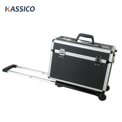 China Shockproof Customized Aluminum Trolley Carrying Case for sale