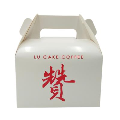 China Recyclable custom printed cheesecake box, cake carrier box, birthday cake packaging box for sale