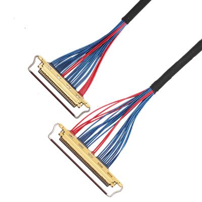 China Home Appliance Micro Coaxial Cable 30pin JAE HD1S020HA1 40pin LVDS Computer Cable Assembly for sale