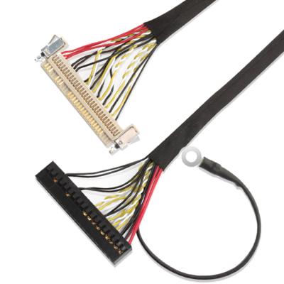 China Custom COMPUTER LVDS LCD Cable CATA 18 PIN SATA Cable for sale