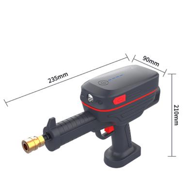 China China-chic New Car Washer Gun With Lithium Battery Powered High Pressure Washer for sale