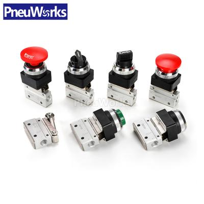 China Factory MOV Series Knob Type Mechanical Valve Pneumatic Valve for sale