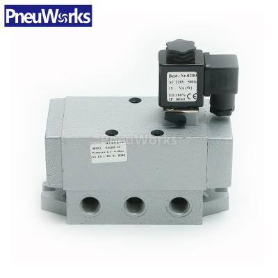 China 0 | 55â „ ƒ K25D Series 5/2 Way Solenoid Valve for sale