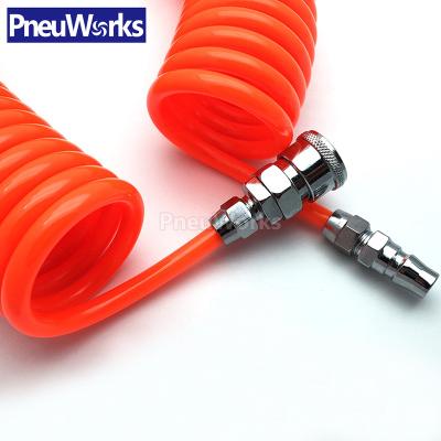 China General All Size Pneumatic Spring PU Coil Hose for sale