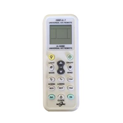 China Home Appliances Wholesale Universal AC Remote Control K-1028E for Hitachi York gree lg midea air conditioner midea outdoor haier daikin for sale