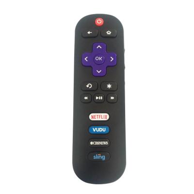 China Best Home Appliance Price TV Remote RC280-2 Replacement For TCL ruko Remote Control With Netflix Vudu CBS Clamp Shortcut Button for sale