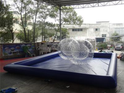 China Rechteckiges Wasser-Ball-Pool im Freien, aufblasbar über Grundschwimmbädern zu verkaufen