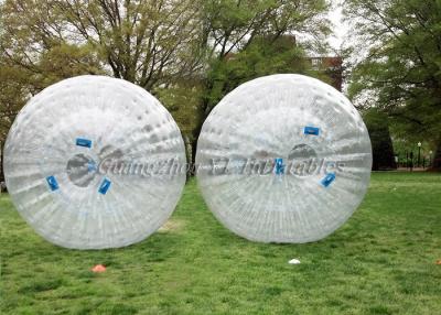 中国 転がり傾斜路のための 2.8m x 1.8m ポリ塩化ビニール膨脹可能なボディ Zorbing の透明な球 販売のため