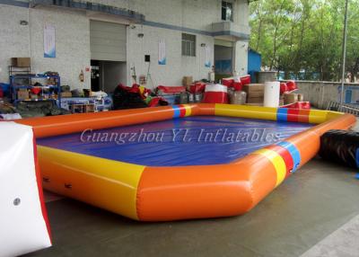 China Inflatable Theme Park Colorful Water Ball Pool Notching 0.6mm / Above Ground Blow Up Pools for sale