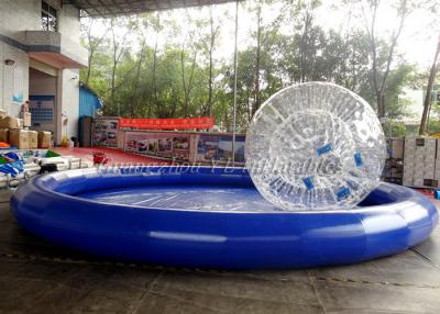 China Werbung gerundete Wasser-Spielwaren Durchmessers des Wasser-Ball-Pool-8m aufblasbare zu verkaufen