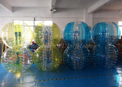 China Aufblasbarer Garten im Freien spielt bunte Zorb-Ball-Fußball-Klage für Familie zu verkaufen