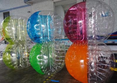 China Half - Color TPU Inflatable Beach Toys Human Bumper Ball Soccer For People for sale