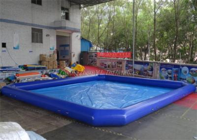 China Blau, das aufblasbares Spiel-Park-Wasser-Ball-Pool für Wasser-Ball-Spiele einkerbt zu verkaufen