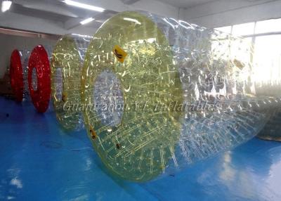 China Outdoor Inflatable Games TPU Water Rolling Ball With Double Entrance for sale