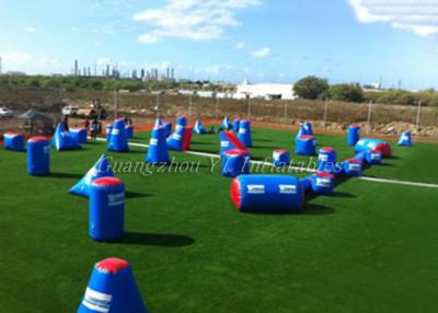 China Custom Outdoor Inflatable Games Paintball Bunker Tank Approved CE for sale