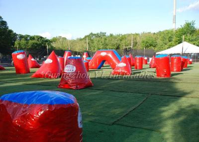 China Commercial Inflatable Paintball Bunkers / Airups Bunkers For Advertising for sale