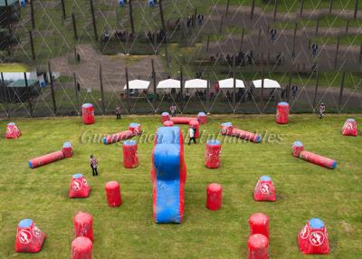 China Crazy Game Millennium Field Inflatable Paintball Bunkers For Advertising for sale