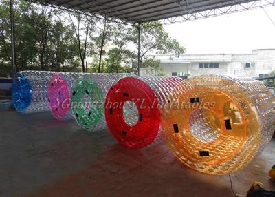 China 2-3m Length Pvc / Tpu Zorb Rolling Ball Durable Aqua Cylinder For Adults Kids for sale