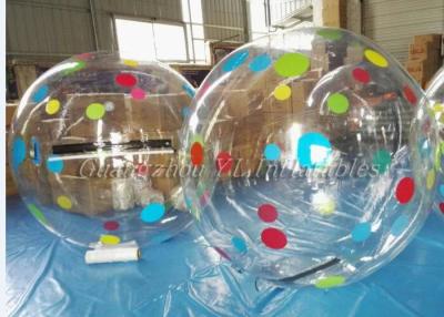 China lustiges Punkt-aufblasbares Wasser-gehender Ball 0.8mm PVCs für Aqua-Park zu verkaufen