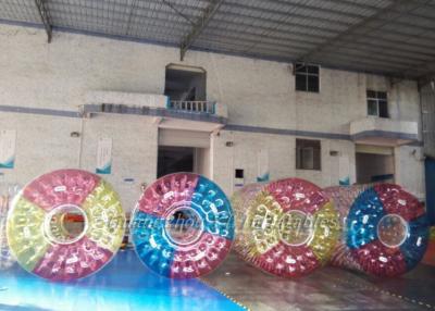 China Aqua Park Inflatable Water Toys 1.0 mm PVC Roller Inflatable Wheel for sale