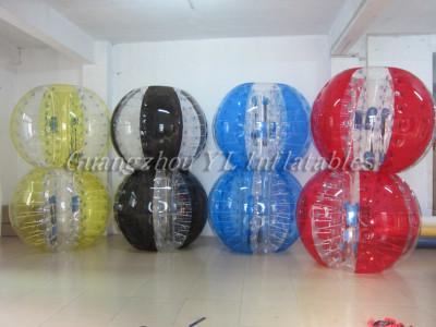 Chine Le football gonflable blanc de Zorb de boule de bulle des adultes TPU à vendre