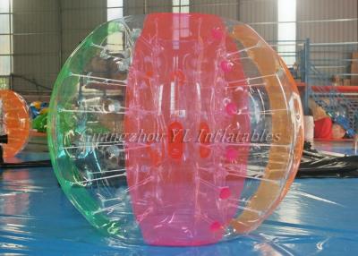 China Colorful Inflatable Soccer Bubble Ball For Kids / PVC Soccer Ball Suit 1.25m for sale