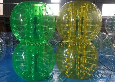 China 1.25m 0.8mm Full Color PVC Soccer Bubble Ball Equipment  For Kids Team Work for sale