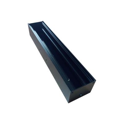 China Electrical Parts Led Lamp Holder Various Style Customized Aluminum Extrusion Housing With Anodize Surface Extruded Profile for sale