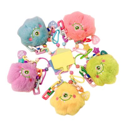 China Lovely Animals Main Wholesale Plush Chain Small Monster Phone Chain Cartoon Couples Creative Silly Pendant Bag Accessories for sale