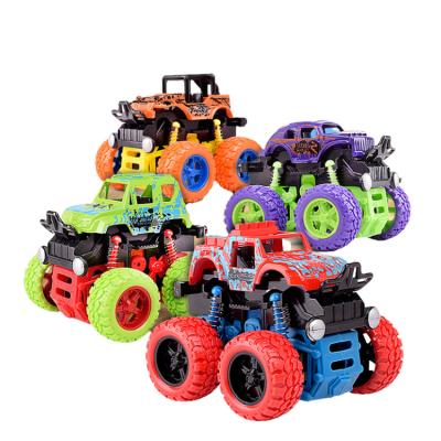 China Promotional Children's Toy Kids Play Ferris Wheel Inertia 4 Wheel Drive Vehicle High-speed Damping Off-Road Stunt Car for sale