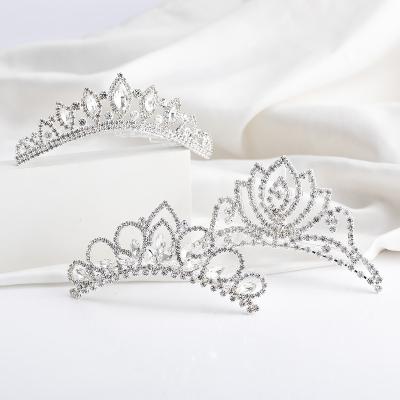 China Embellish Bridal Headpieces Luxury Wedding Crystal Jewelry For Women Tiara Birthday Girl Diamond Crown Rhinestone Beauty Products for sale