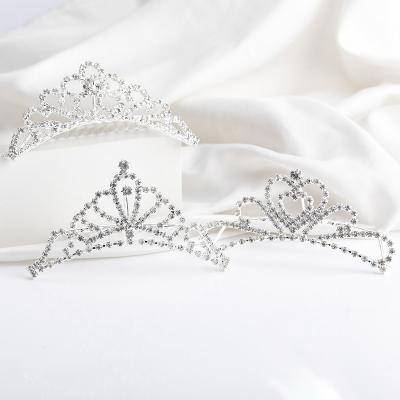 China Embellish Yiwu Luxury Floral Bridal Diamond Headpiece Rhinestone Flower Crowns Headdress and Tiaras Wedding Headband Jewelry for Women for sale