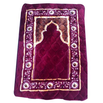 China Wholesale High Quality Soft Reversible Soft Christian Muslim Long Prayer Mosque Islamic Prayer Blanket Carpet for sale