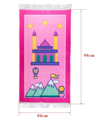 China Waterproof Roots Kids Prayer Blanket Prayer Mat Sajadah Muslim Children Prayer Mat for sale