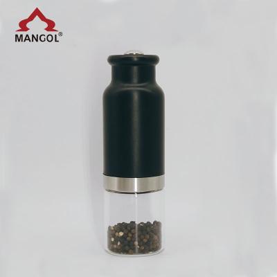 China Sustainable Portable Electric Spice Mill Salt Battery Operated Pepper Grinder for sale