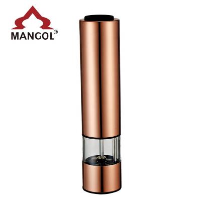 China Sustainable Salt Shakers Mill Stainless Steel Electric Spice Pepper Grinder for sale