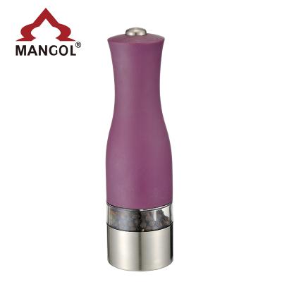 China One-hand Salt and Pepper Mill Sustainable Electric Pepper Grinder for sale