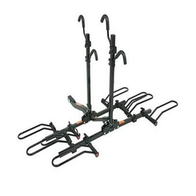 China Carries 3 Bike Fold-Up Portable Bike Carrier Platform View Bike Rack Hitch Mounted Rear Rack For 4 Bikes for sale