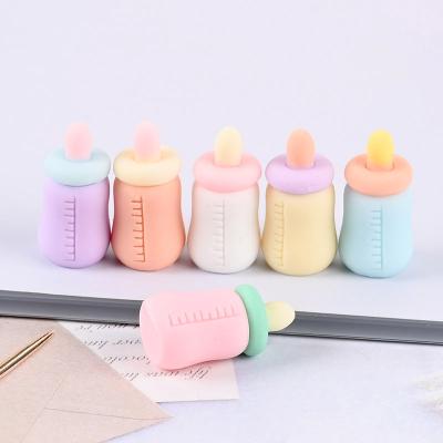 China 100pcs Cute Europe Simulation Resin 3D Milk Bottle Cabochon Scrapbook Craft Children's Play Toys 1/12 Dollhouse for sale