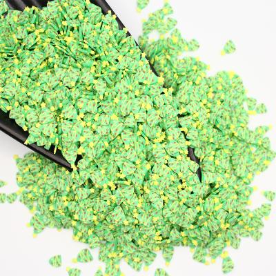 China 2021 Newest China Christmas Tree Shape Polymer Clay Slices Sprinkles For Slime Moods Filling Phone DIY for sale