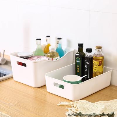 China Freshness Preservation PP Refrigerator Storage Box Cosmetics Collection Desktop Sundries Matching Boxed Storage Basket Snacks Home Storage Box for sale