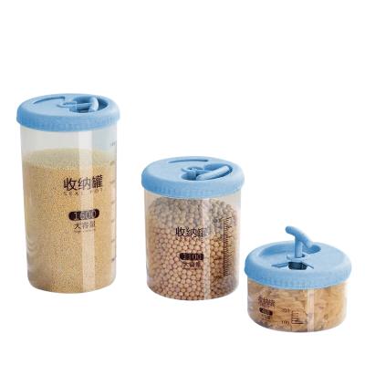 China High Quality And PP Good Freshness Storage Round Wheat Straw Food Storage Container For Houseuse for sale