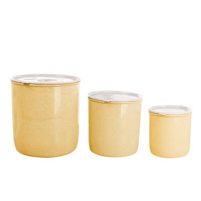 China Freshness Preservation Wishome Brand Round Wheat Straw Food Storage Container For Houseuse for sale