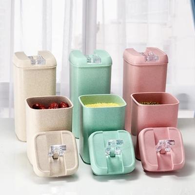 China Freshness Preservation 1200ml Plastic Food Storage Container Pot Trash Bin Container for sale